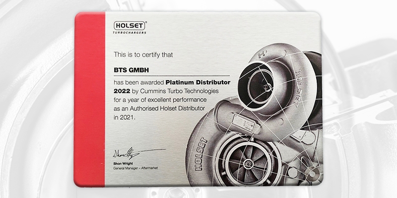 Platinum Distributor for Holset Turbochargers